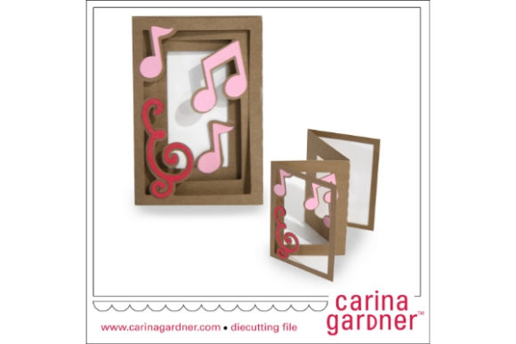 Accordion Musical Notes Card: A 3D SVG Shape That Adds Depth and Melody to Design Projects