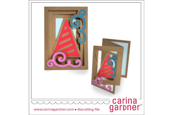 Accordion Party Hat Card: A 3D SVG Shape That Elevates Brand Visuals