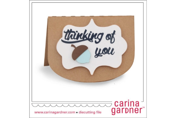 Acorn Card 3D SVG: A Versatile Shape for Crafters & Handmade Sellers