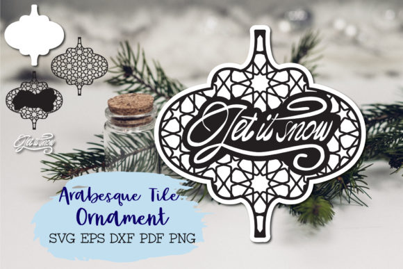 Arabesque Tile Ornament: Let It Snow Review