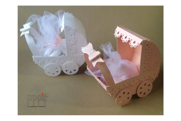 Baby Pram 3D SVG for Creative Product Sellers