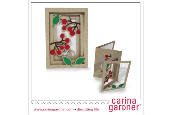 Berry Accordion Card: A 3D SVG Shape for Creative Sellers