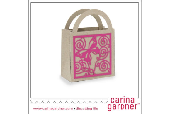 Butterfly Filigree Favor Bag – A 3D SVG Design for Elegant Editorial Touches