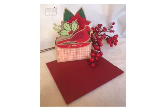 Cardinal Christmas 3D SVG: Festive Branding for Local Businesses