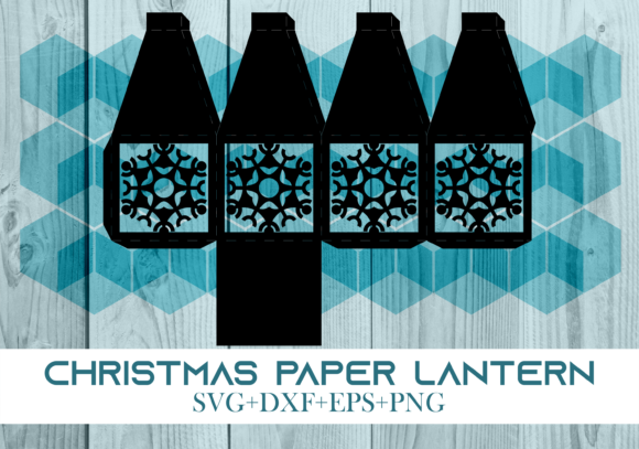 Christmas Paper Lantern Series 137: A 3D SVG That Elevates Holiday Branding