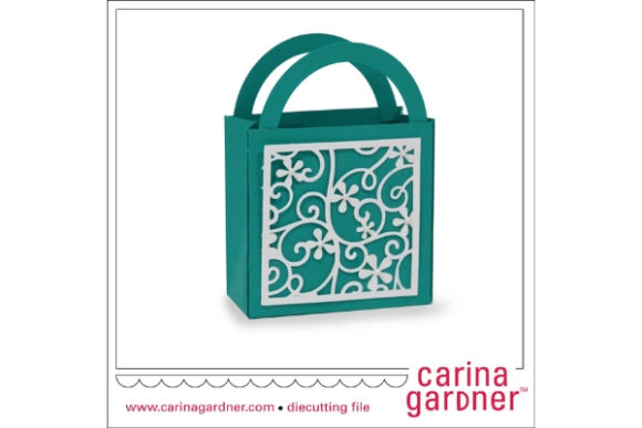 Filigree Favor Bag: A 3D SVG Shape for Elegant Handmade Packaging and Craft Designs