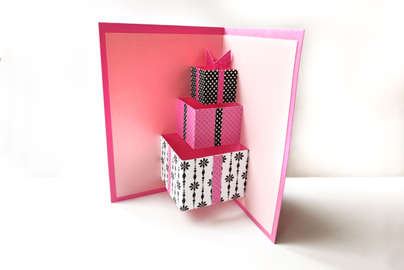 Gift Box Pop Up Card: A Festive 3D SVG for Seasonal & Birthday Digital Products