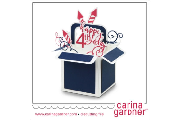Happy 4th of July Explosion Box – Festive 3D SVG for Crafters & Etsy Sellers