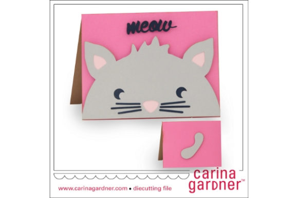 Kitty Card: A Playful 3D SVG for Expressive Branding and Craft-Centric Design