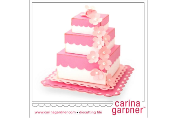 Layered Wedding Cake: A 3D SVG Shape That Elevates Branding and Marketing Visuals