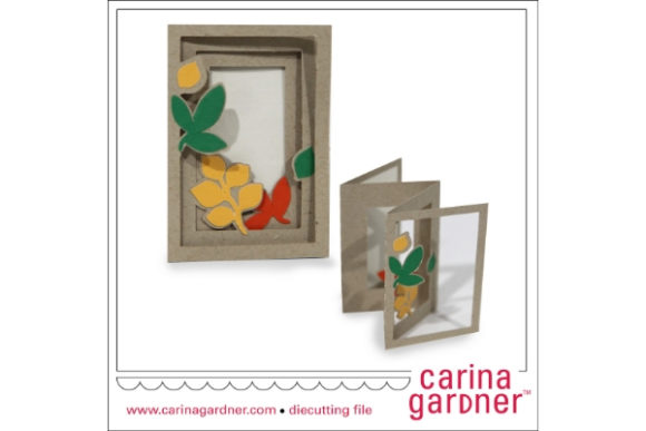 Leafy Accordion Card: A Versatile 3D SVG for Local Business Branding
