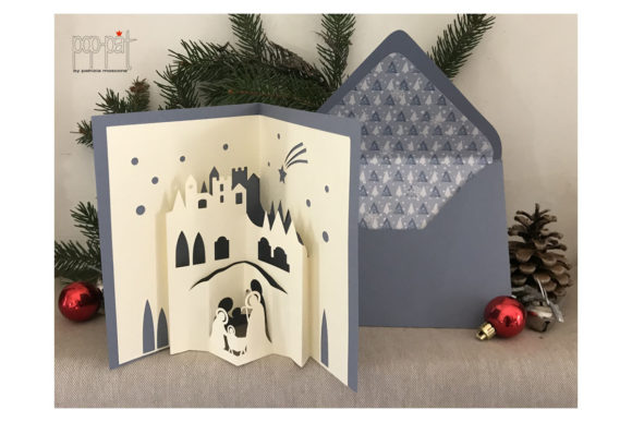 Nativity Pop Up: A 3D SVG Christmas Design for Marketing Magic