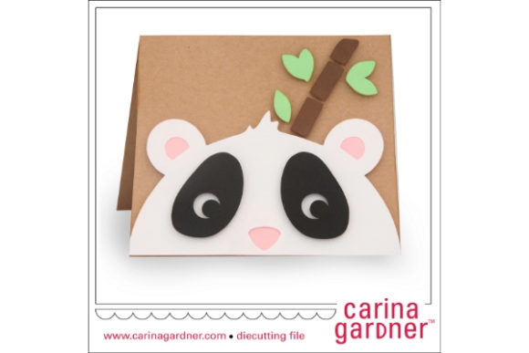 Panda Card: 3D SVG Shape for Modern Brand Packaging & Local Business Design