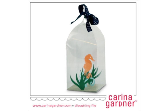 Seahorse in a Bottle: A Playful 3D SVG Shape for Small Business Branding